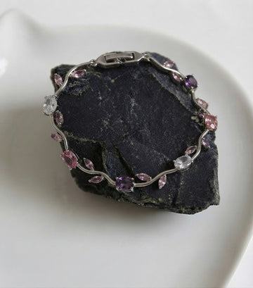 Enchanted Vine Gemstone Tulip Bracelet