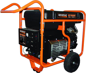 Generac 5734 GP15000E 15000-Watt Electric Start Gas-Powered Portable Generator
