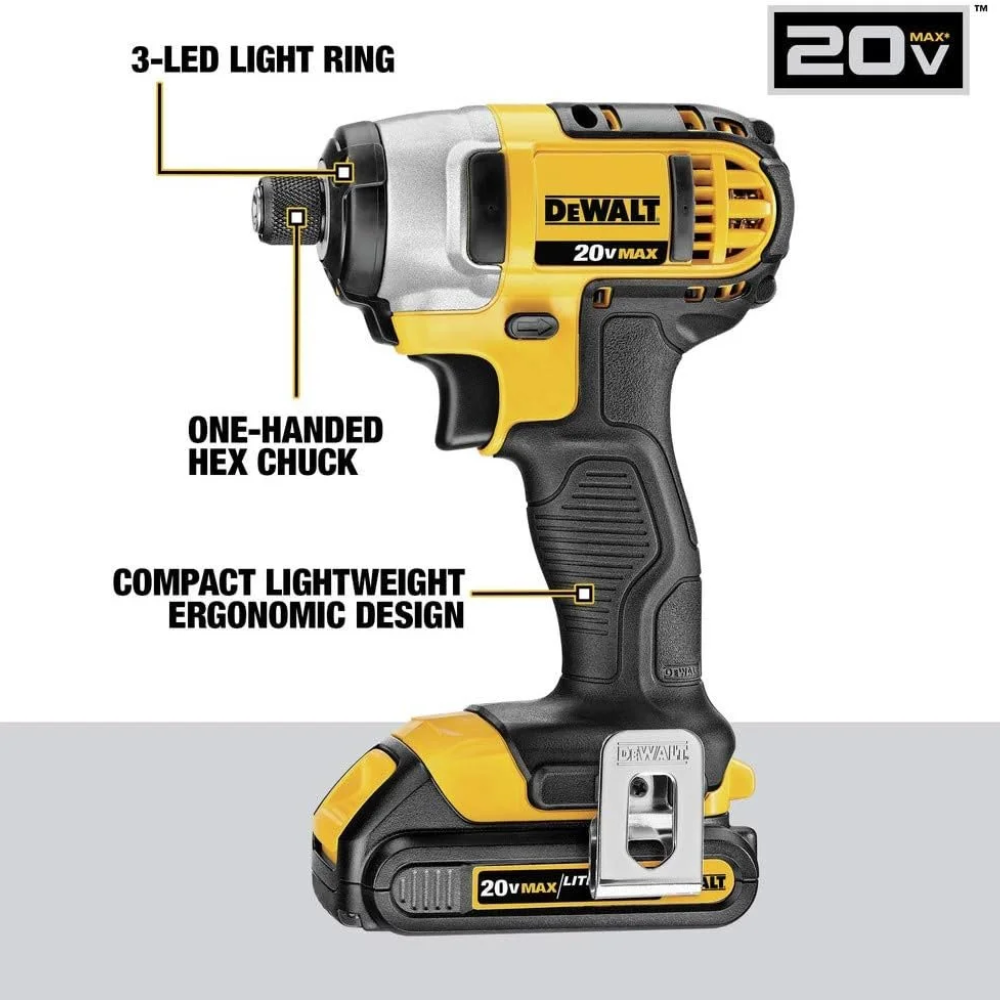 DEWALT 20V MAX Combo Kit, Compact 7-Tool (DCK720D2)