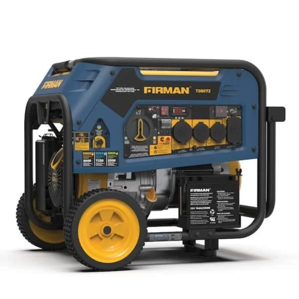 FIRMAN 10000/8000W Tri Fuel Portables Generators T08071