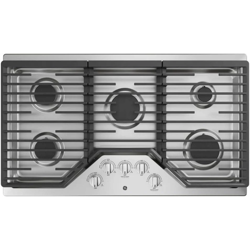 GE 36-Inch Built-in Gas Cooktops JGP5036SLSS