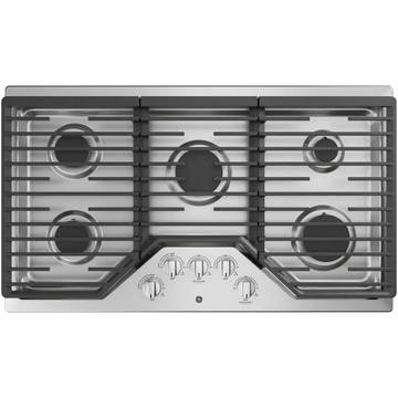 GE 36-Inch Built-in Gas Cooktops JGP5036SLSS