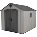 Lifetime Outdoor Storage Shed, 8 x 10 Foot, Grays