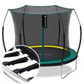 SkyBound 6ft outdoor Trampoline without springs, toddler springless trampoline with net for Kids and Adults, springless Trampoline with Enclosure for Backyard Indoor and Outdoor