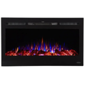 Touchstone Sideline 36-inch Electric Fireplaces.