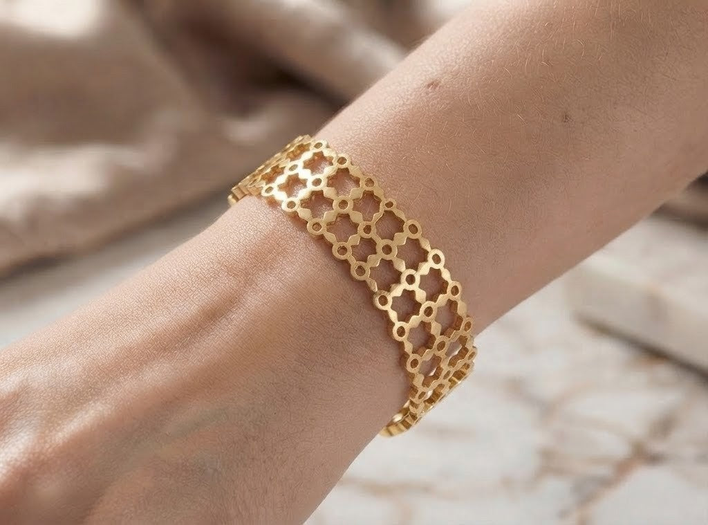 Lattice Design Cuff