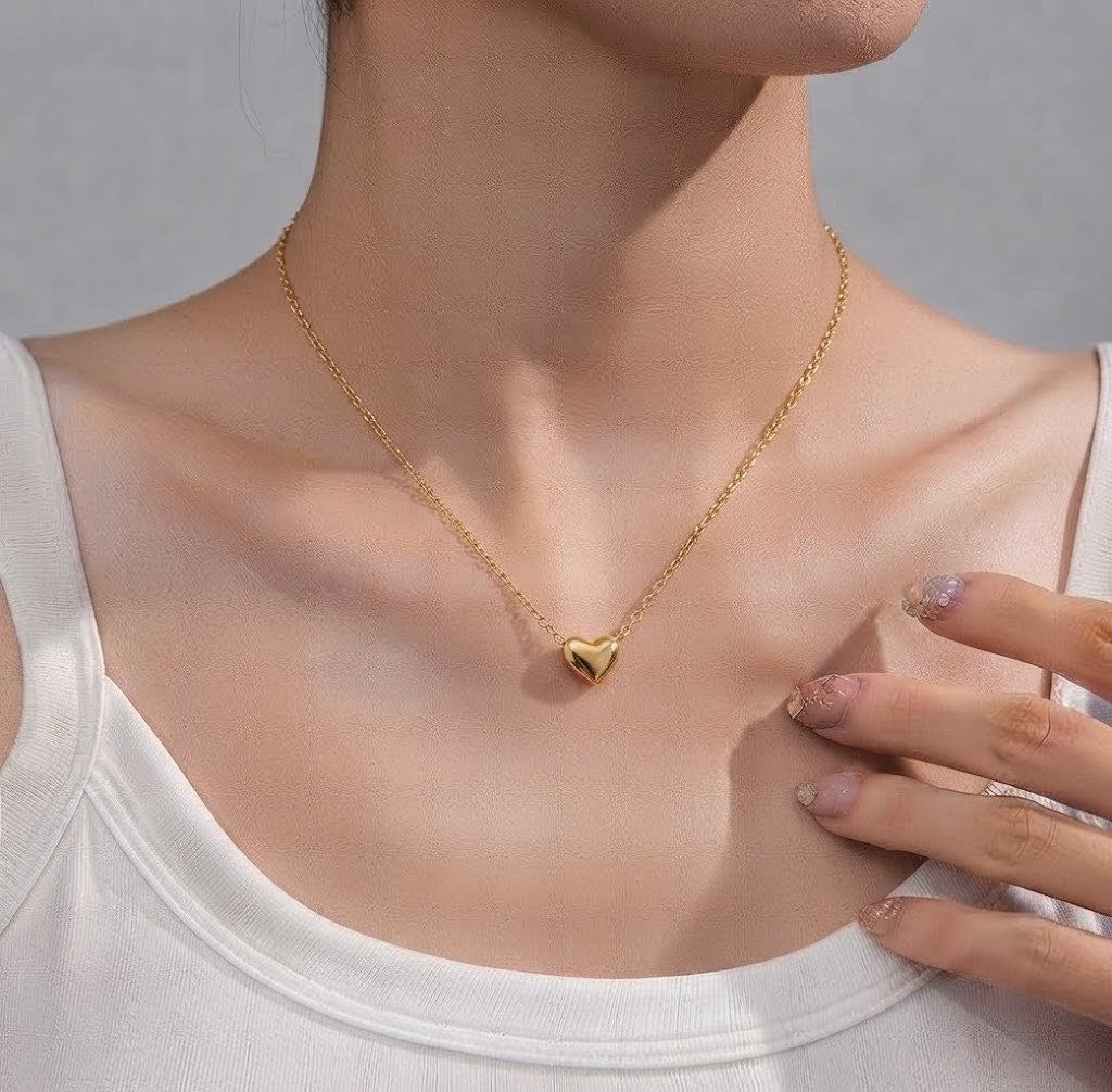 Dainty Heart Pendant Necklace